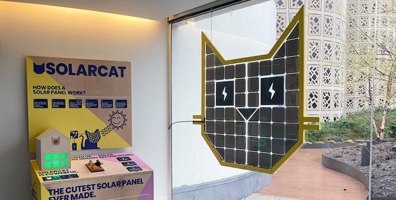 Grouphug Solar Panels Shark Tank Cat Design