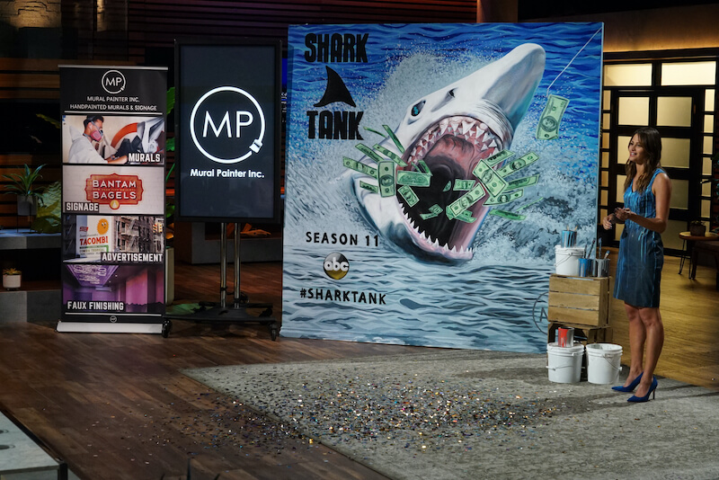 Mural Painter Shark Tank set