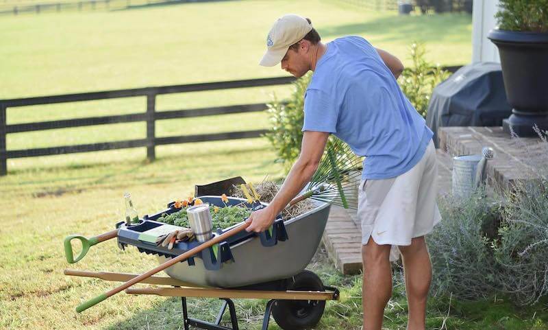 Details about   NEW Burro Buddy Little Burros Wheelbarrow Gardening Tray Organizer Shelf 
