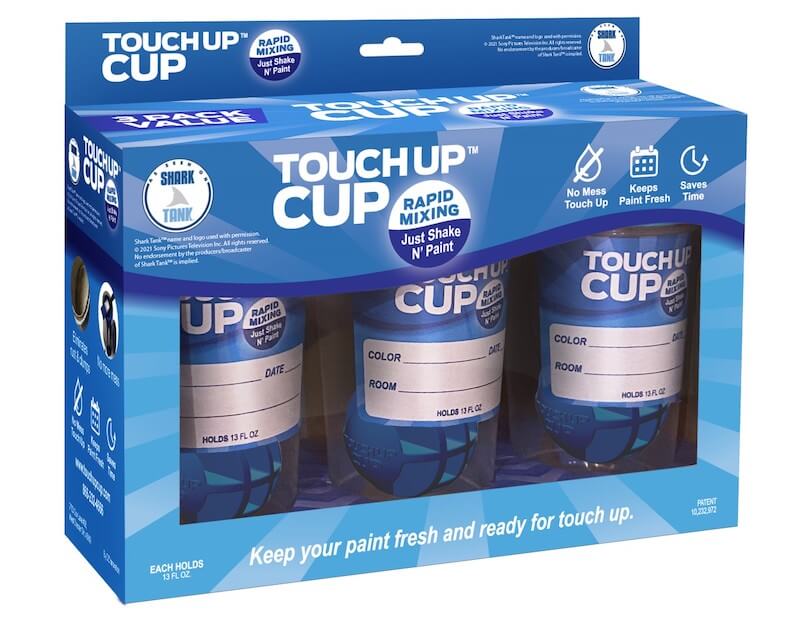 Touch Up Cup Paint Container Shark Tank 3 Pack