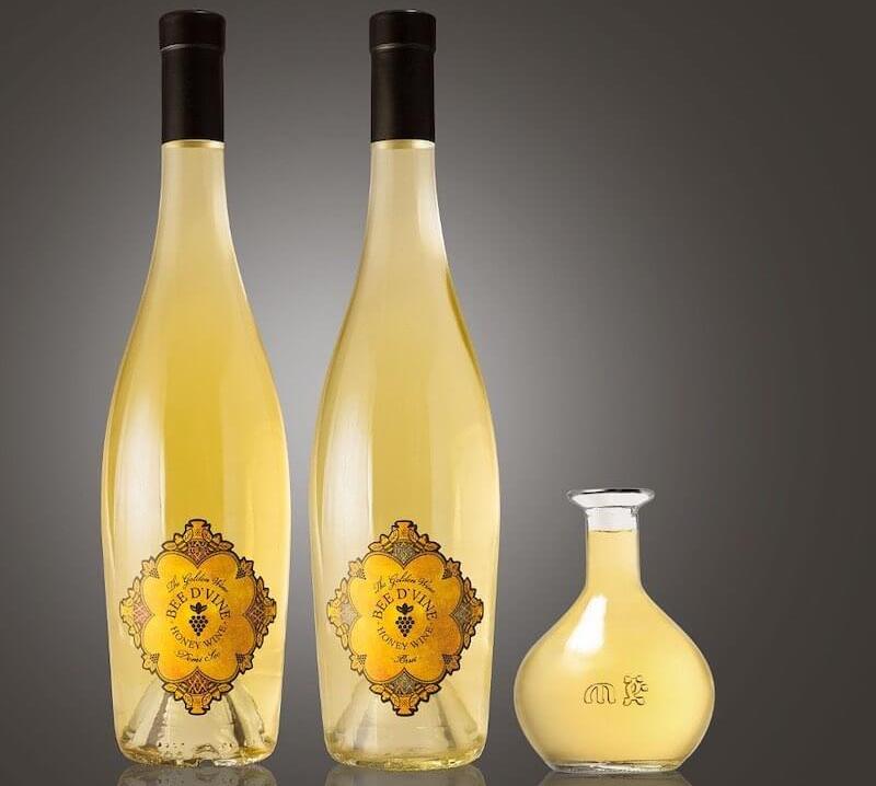 Bee D'vine Honey Wine Shark Tank Bottles
