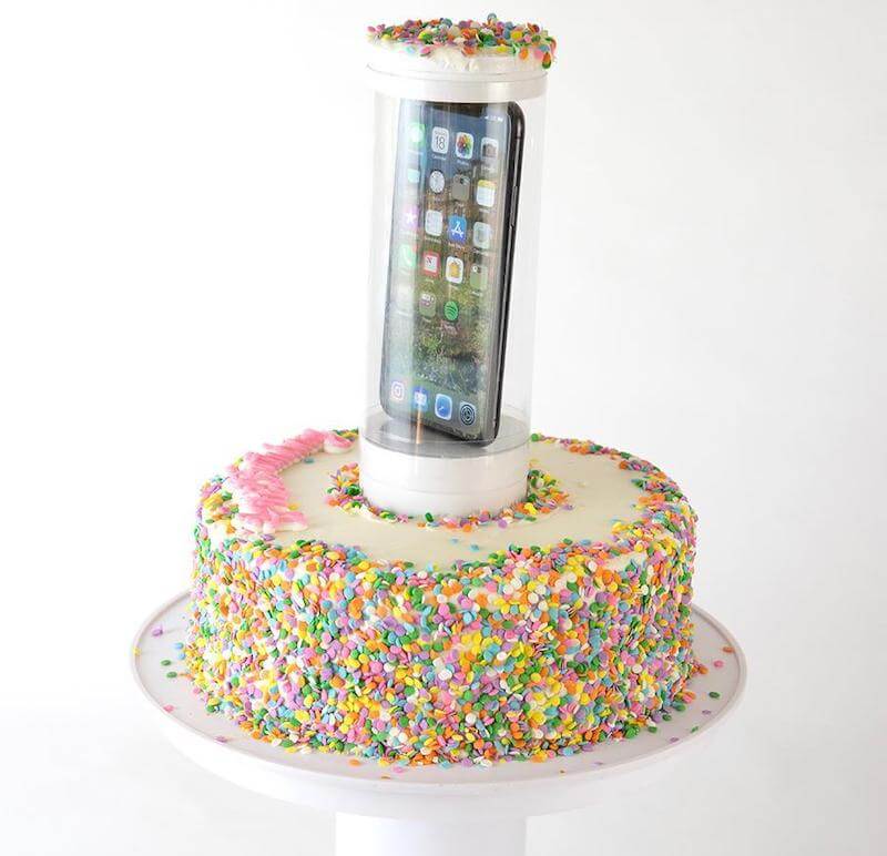 Spray Station Cake Stand Happy Birthday Cake Holder Birthday Gift 3 Sizes Available Oclot Surprise Birthday Cake Stand