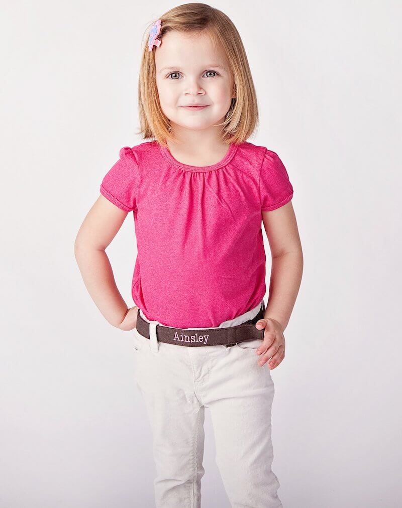 Girls Easy Belts for Kids and Toddlers Myself Belts