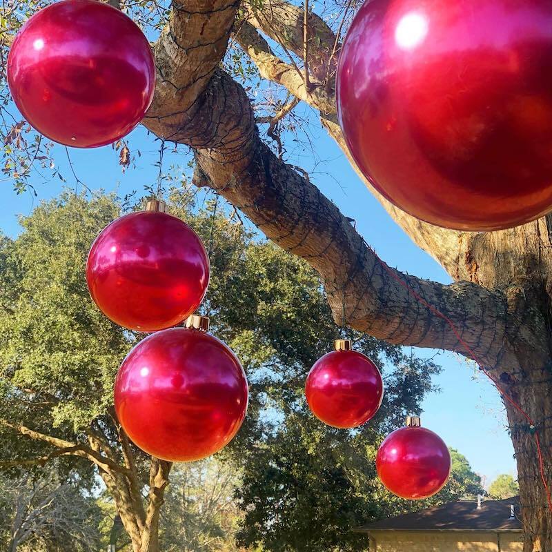Holiball Giant Inflatable Holiday Ornament Shark Tank Tree