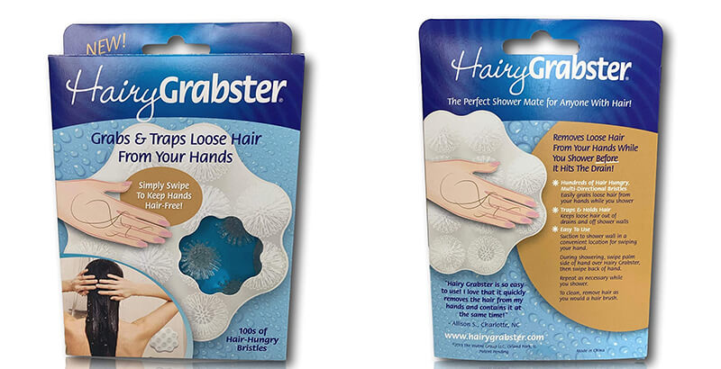 Hairy Grabster Shower Hair Trap - Shark Tank Products