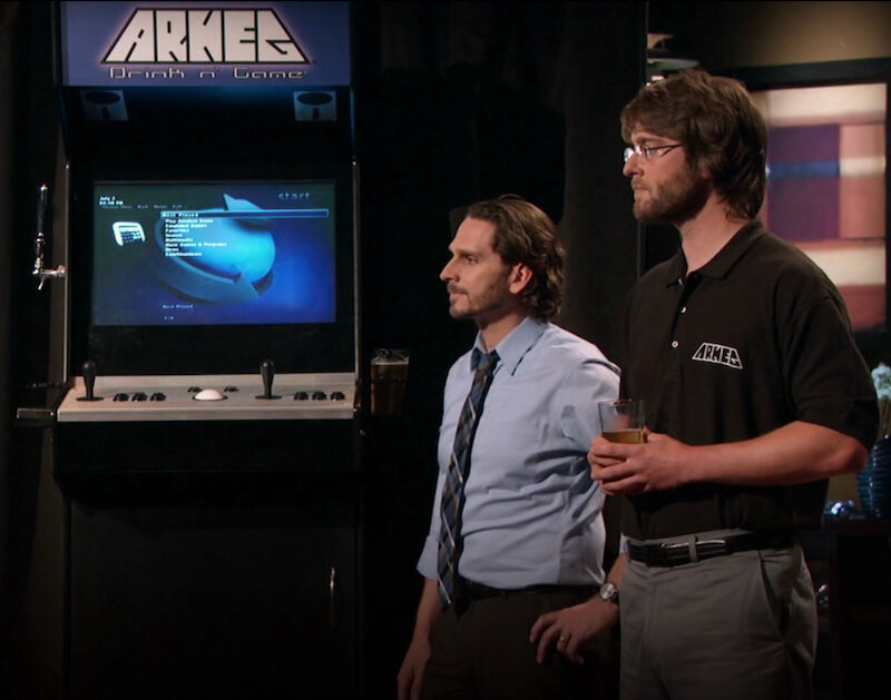 Arkeg Arcade Game Beer Shark Tank 3