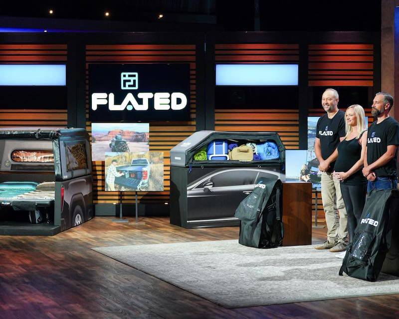 Flated Inflatable Cargo Storage For Cars & Trucks Shark Tank Founder