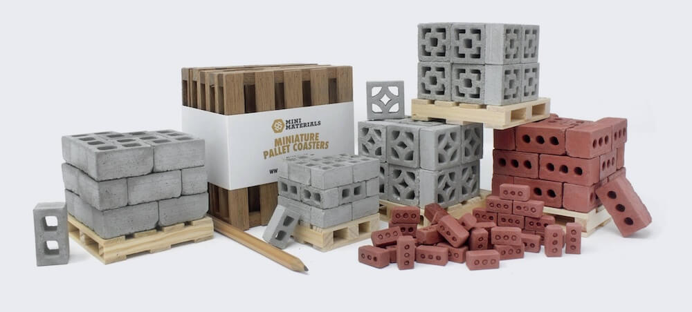 micro dollhoue bricks miniature bricks for Brick Building Set Table  Miniature