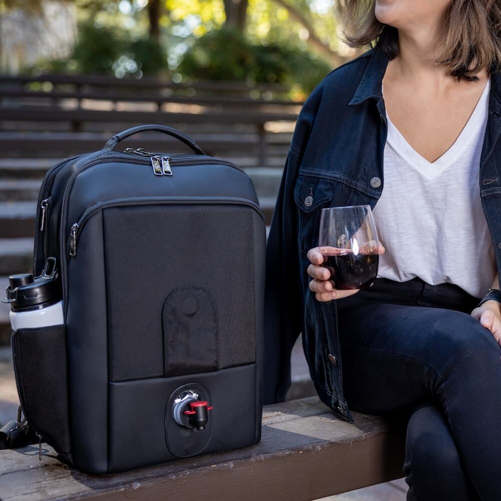 Fly With Wine Suitcases Shark Tank Backpack 2