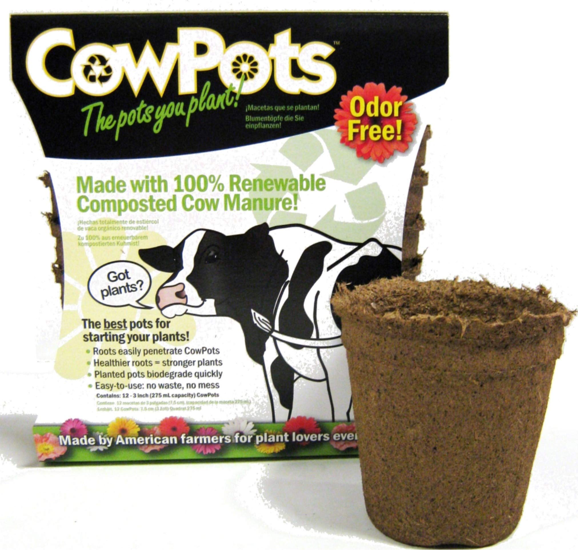 Cowpots Biodegradable Pots