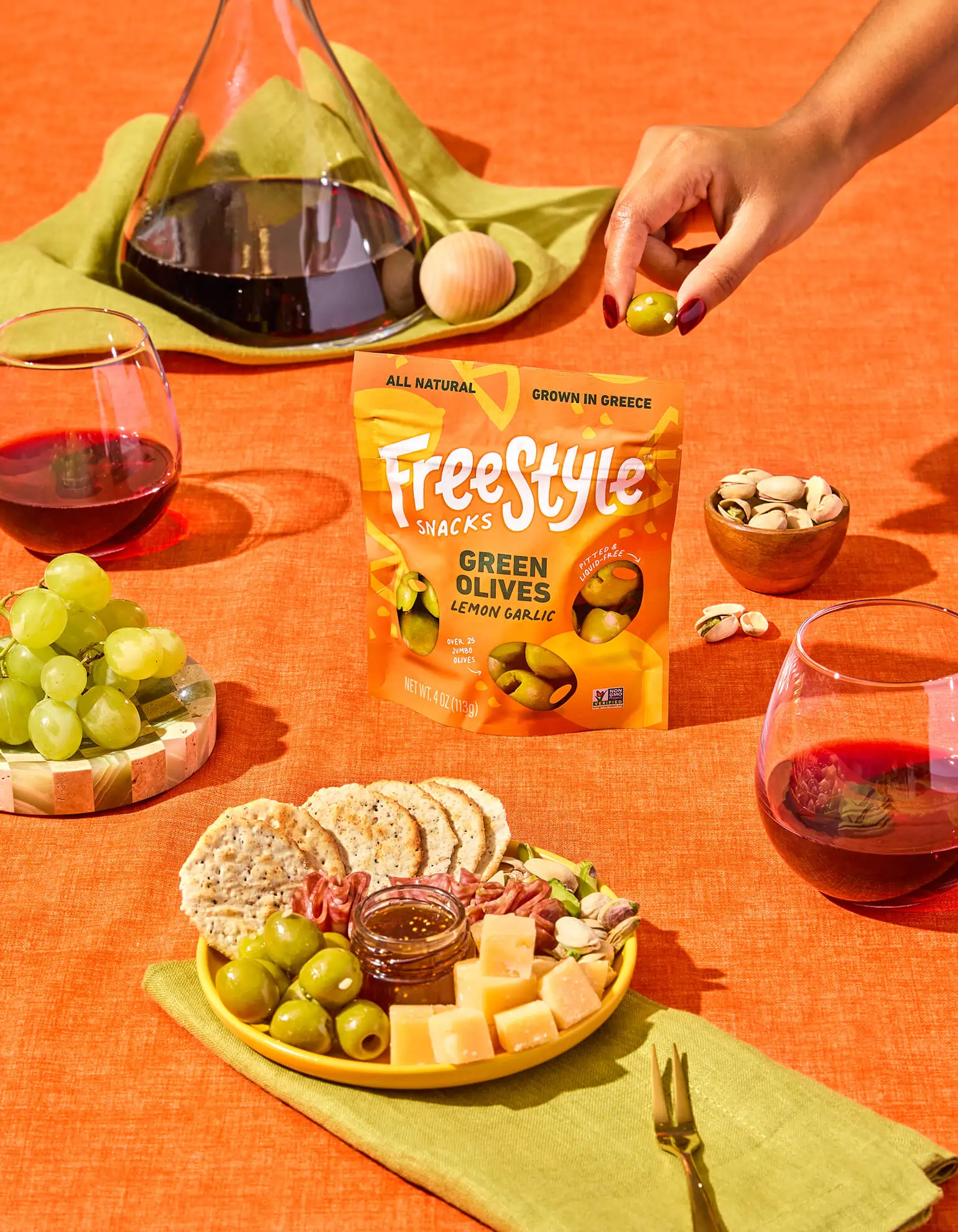 Freestyle Snacks Olives & Pickle Chips 2