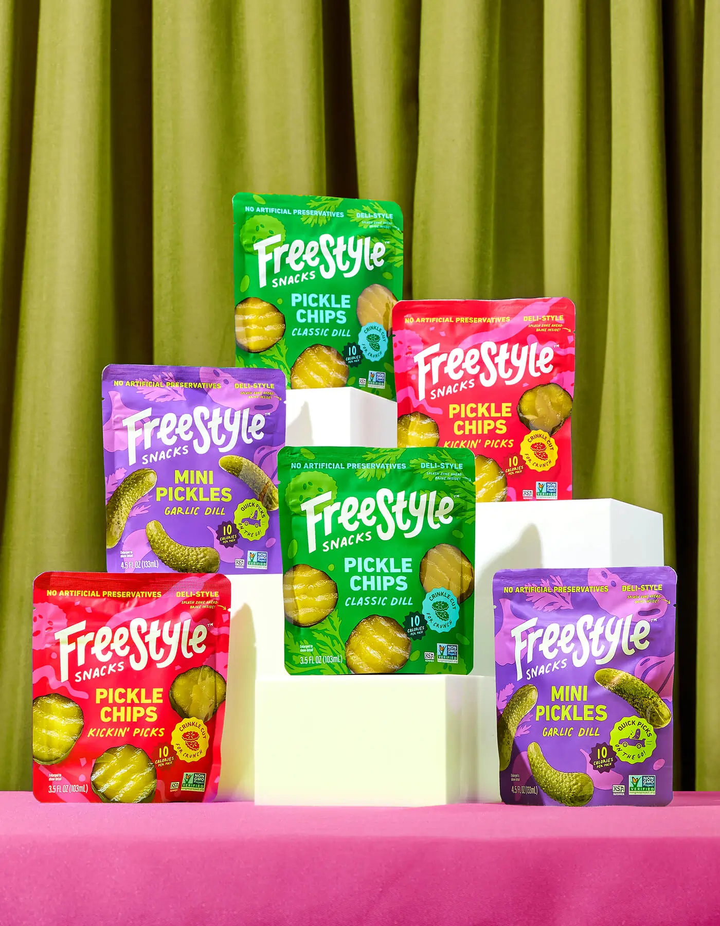 Freestyle Snacks Olives & Pickle Chips