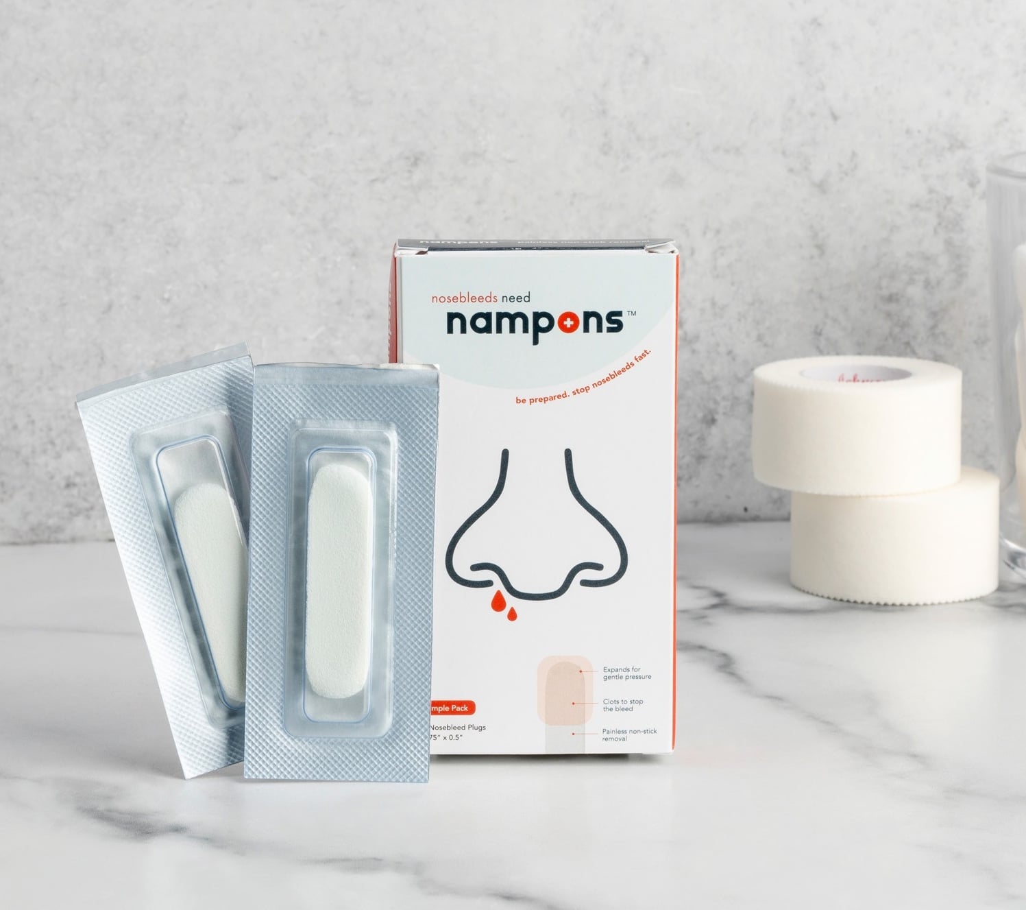 Nampons for Nosebleeds