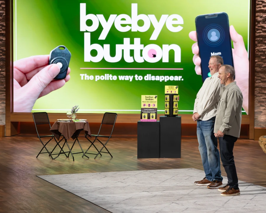 Bye Bye Button Shark Tank Set